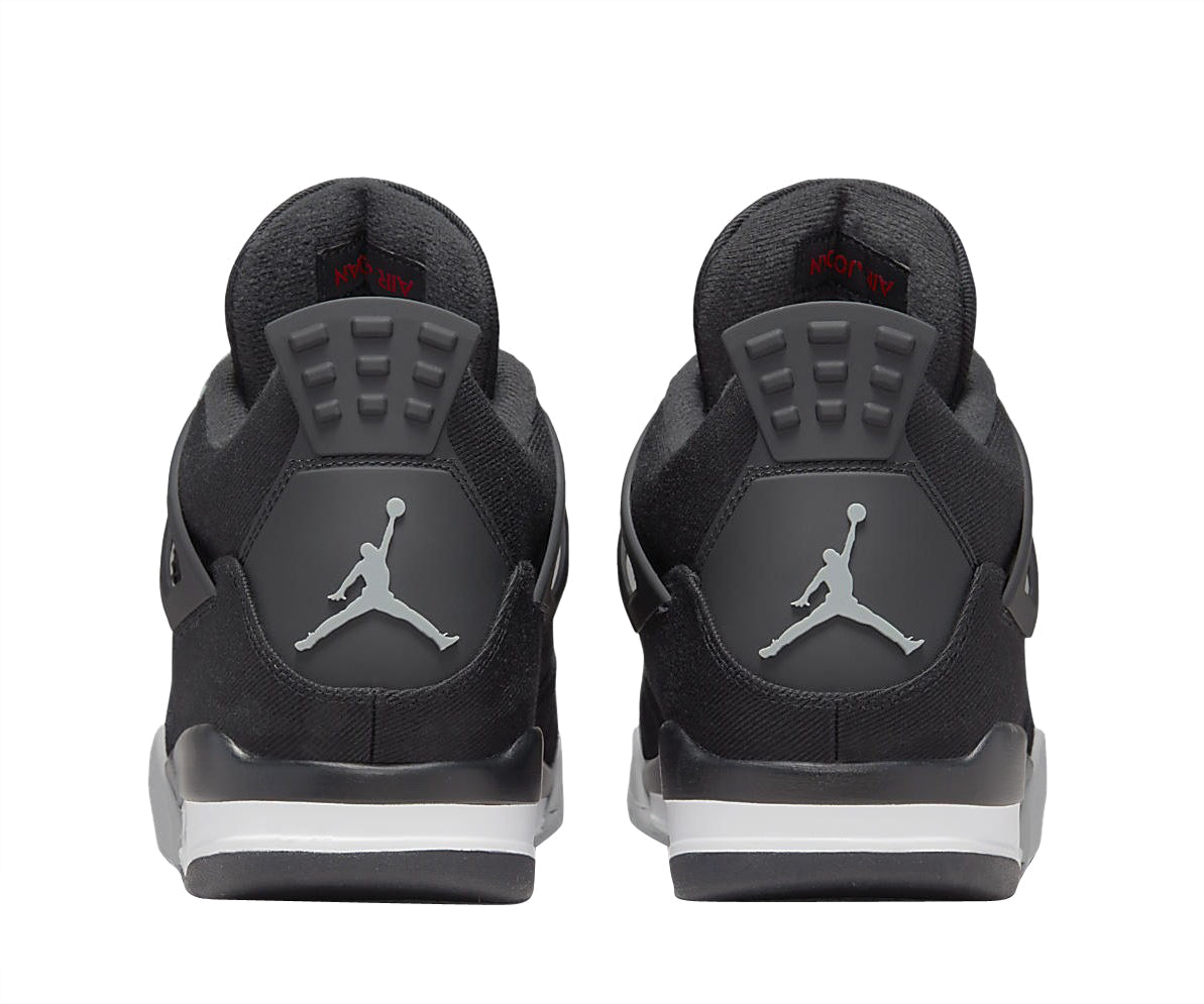 Air Jordan 4 Black Canvas