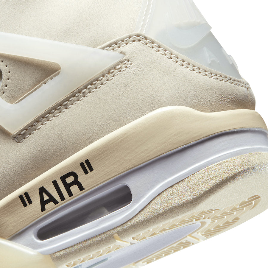 Off-White x Air Jordan 4 WMNS Sail